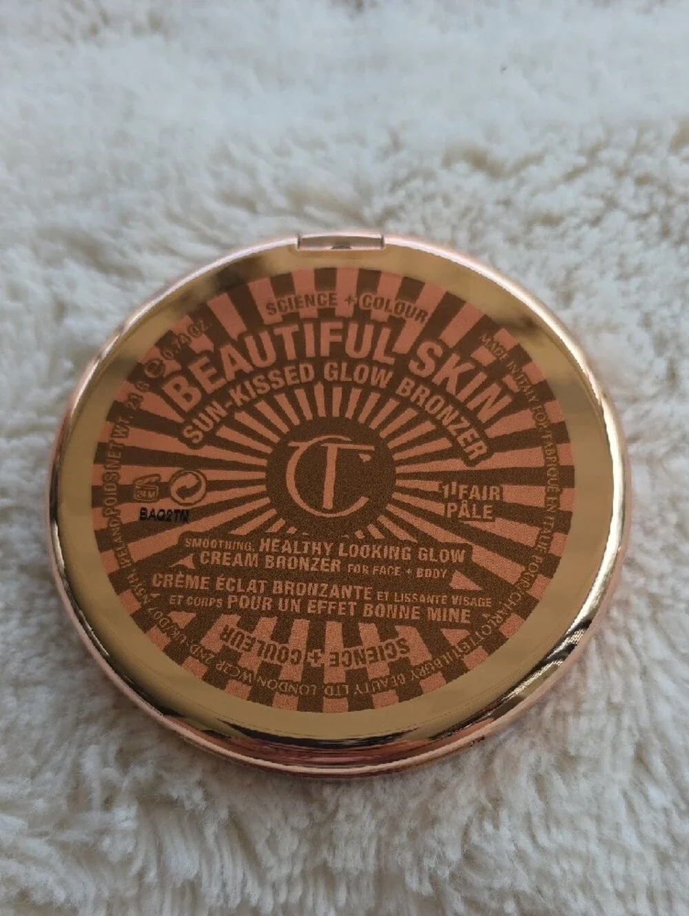 Charlotte Tilbury Beautiful Skin Sun-Kissed Glow Bronzer - Golden Brown